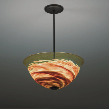 Rose 3 Light 21 Inch Agua Large Pendant by WPT Design - ROSE-AGUA-21