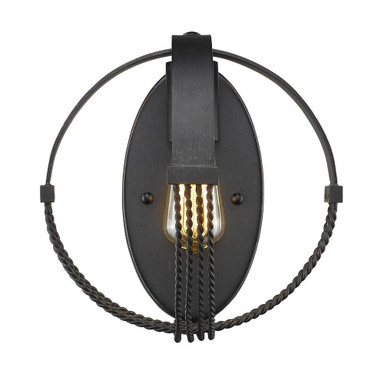 Carter 1 Light Wall Sconce by Golden - 7001-WSC