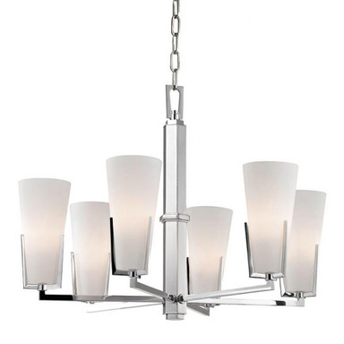 Upton 6 Light Chandelier 19.5 x 26 Inch Wide by Hudson Valley  - 1806