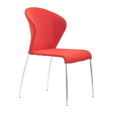 Oulu Dining Chair Set or 4 34.8 Inch Tall and 18.5 Inch Wide by Zuo Modern - 100041