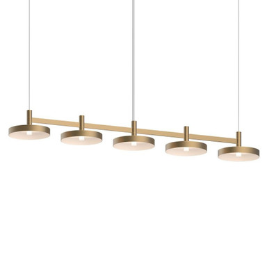 Systema Staccato 21W 1 LED Oversized Pan Shade Linear Pendant by Sonneman - SS_1785_PAN