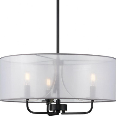 Riley 3 Light Large Pendant by Progress - P500243