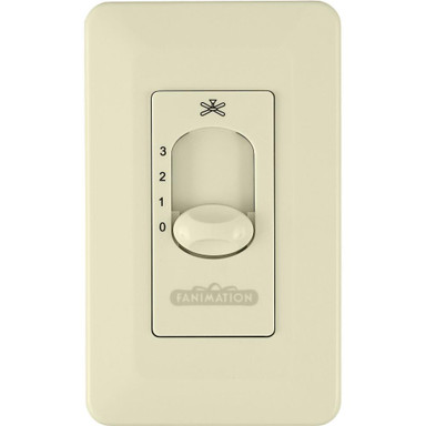 Accessory 3 Speed Non Reversing Fan Wall Control by Fanimation CW5 - CW5
