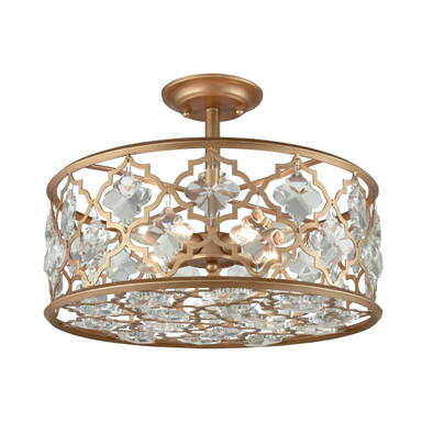 Armand 4 Light 17 Inch Wide Semi Flush Mount by ELK Home - 3209A