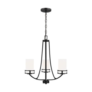 Craftsman Farmhouse Three Light Chandelier - 73-BEL-4169540