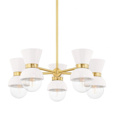 Gillian 5 Light Large Chandelier by Mitzi - H469805