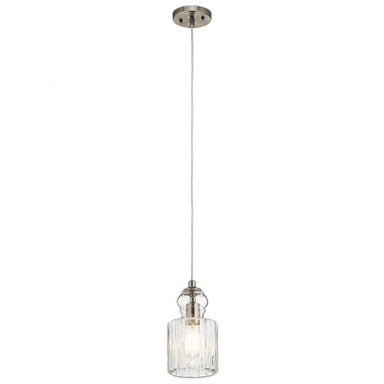 Riviera 1 Light Mini Pendant by Kichler - 43957