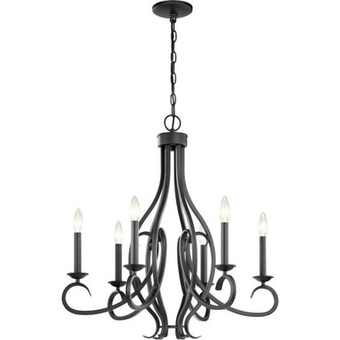 Ania 6 Light Medium Chandelier by Kichler - 52240