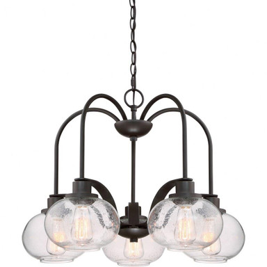 Trilogy 5 Light Large Chandelier by Quoizel - TRG5105