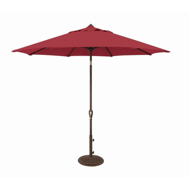 Aruba 9 Foot Aluminum Crank Lift Octagon Market Umbrella by Simply Shade - SSUM91