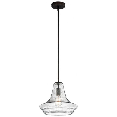 Everly 1 Light Medium Pendant 12.5 Inch Wide by Kichler - 42328