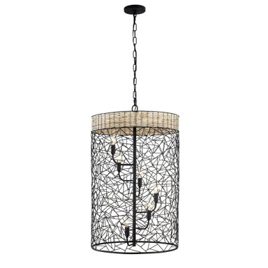 Cayman 6 Light Large Foyer Pendant by Varaluz - 362F06
