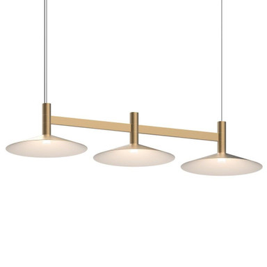 Systema Staccato 12W 1 LED Large Cone Shade Linear Pendant by Sonneman - SS_1783_CON