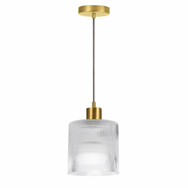 Nadine 1 Light Pendant 7.25 Inch Tall and 7 Inch Wide by Dainolite - NAD-71P