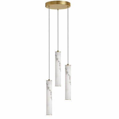 Reuben 30W 3 LED Pendant 13.25 Inch Tall and 12 Inch Wide by Dainolite - RBN-1230LEDP