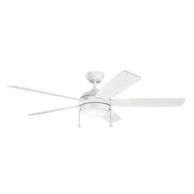 Starkk Ceiling Fan with Light Kit 14.25 Inch H by 60 Inch W by Kichler  - 330180