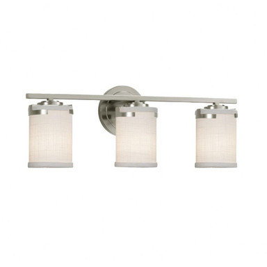 FAB-8453-10-WHTE-NCKL-LED3-2100 | 