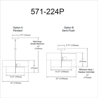 571-224P-MB-BK | dimension