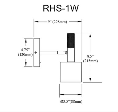 RHS-1W-MB | dimension