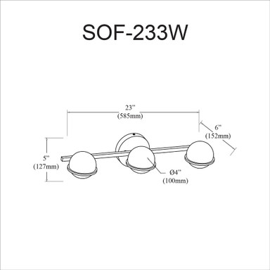 SOF-233W-AGB | dimension
