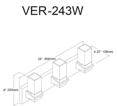 VER-243W-PC | dimension