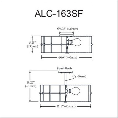 alc-163sf-agb | dimension