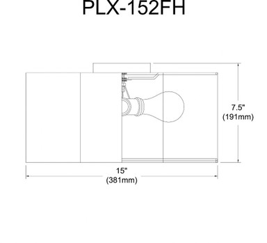 plx-152fh-agb-wh | dimension