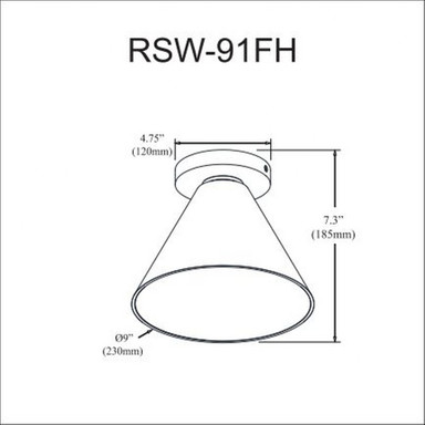 rsw-91fh-sc-clr | dimension