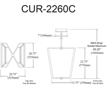 CUR-2260C-AGB | dimension