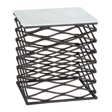 Duke Side Table 22 Inch Tall and 19.5 Inch Wide by Zuo Modern - 109456
