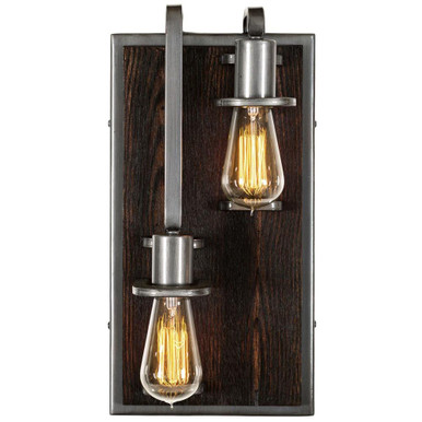 Lofty 2 Light Left Wall Sconce by Varaluz - 268W02LSL