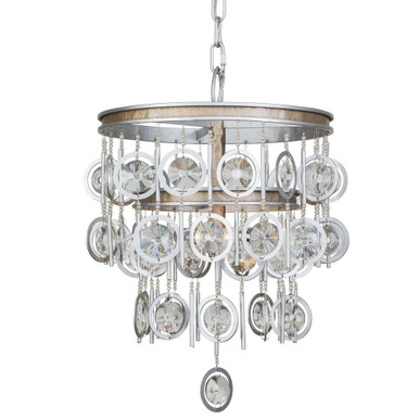 Charmed 3 Light Medium Pendant by Varaluz - 296P03SICM