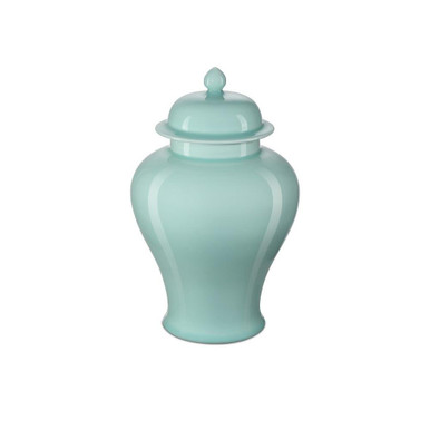 Celadon 9 Inch Small Temple Jar by Currey Company - 1200-0672