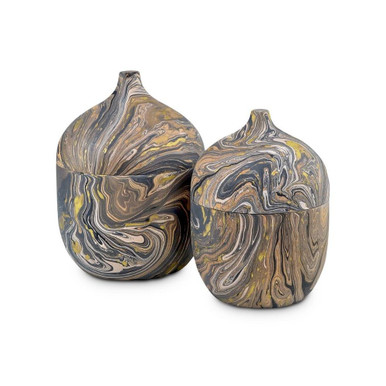 6 Inch Box (Set of 2) by Currey Company - 1200-0733