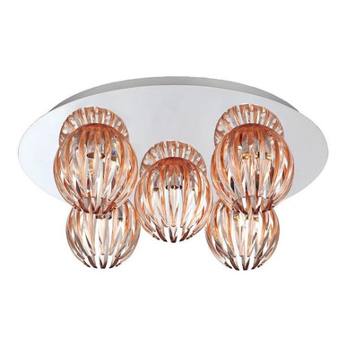 Cosmo 5 Light 17.75 Inch Wide Flush Mount by Eurofase - 23206-014