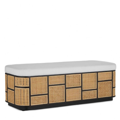 Anisa Storage Bench 18 Inch Tall and 54 Inch Wide 0691 by Currey Company - 7000-0691