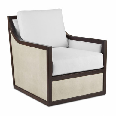 Evie Brass Swivel Chair 32 Inch Tall and 28 Inch Wide by Currey Company - 7000-0431