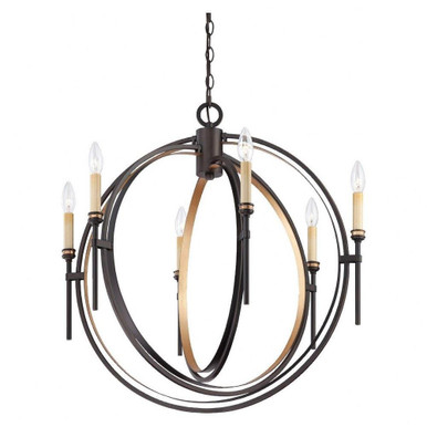 Infinity 6 Light Large Chandelier by Eurofase - 25647-013