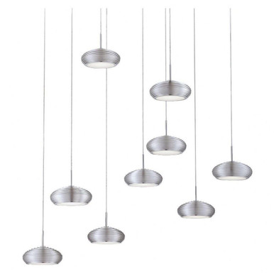 Venti 43.2W 9 LED Light Large Round Pendant by Eurofase - 25670-011