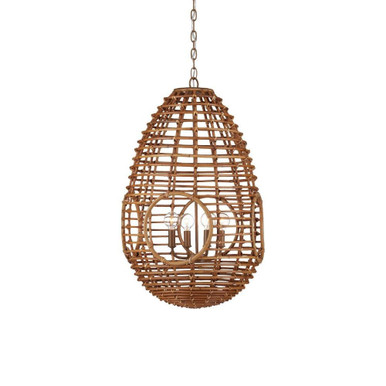 Columbary 4 Light Large Pendant by Currey Company - 9000-1151