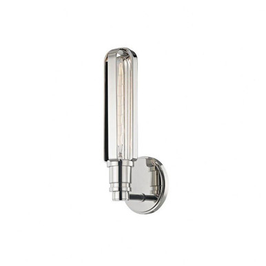 Red Hook 1 Light Wall Sconce 13.25 x 4.75 Inch  by Hudson Valley  - 1091-PN