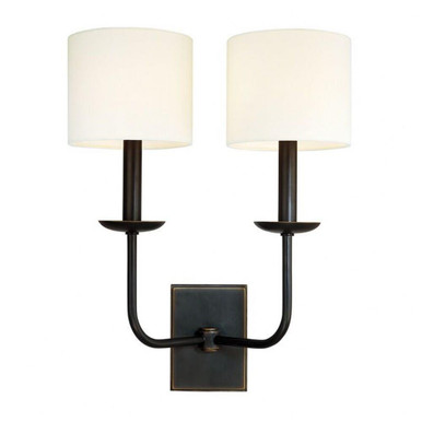 Kings Point 2 Light Wall Sconce 19.25 x 14.75 Inch  by Hudson Valley  - 1712-OB