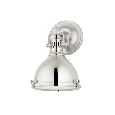 Pelham 1 Light Wall Sconce 10.75 x 8 Inch  by Hudson Valley  - 2209-PN