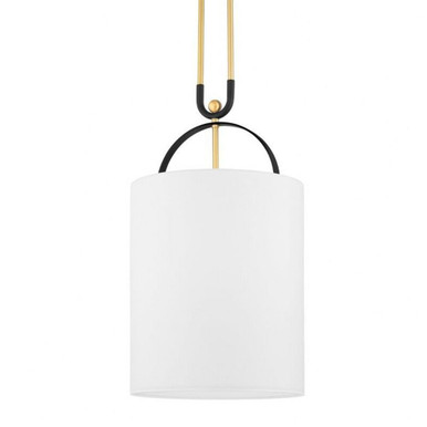Campbell Hall 1 Light Pendant 25.5 x 14 Inch by Hudson Valley - 2034-AGB/BBR