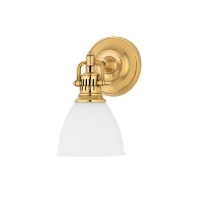 Pelham 1 Light Wall Sconce 11 x 6 Inch by Hudson Valley - 2201-AGB