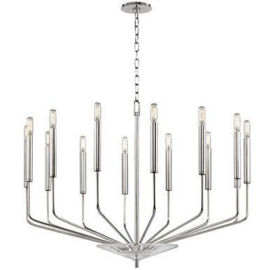 Gideon 14 Light Chandelier 24.75 x 33.25 Inch Wide by Hudson Valley  - 2614-PN