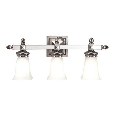 Cumberland 3 Light Bath Vanity 9.5 x 22.5 Inch  by Hudson Valley  - 2823-PN