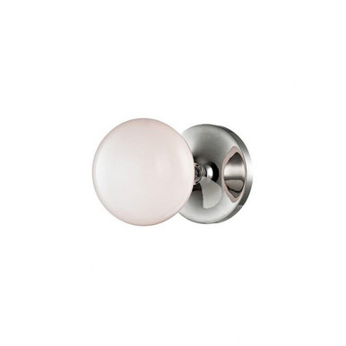 Fleming 1 Light Bath Vanity 5 x 5 Inch  by Hudson Valley  - 4741-PN