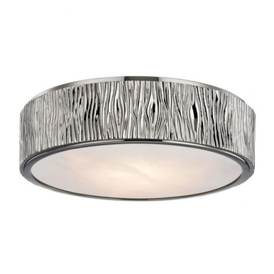Crispin 18W 1 LED Flush Mount 3.5 x 13.5 Inch by Hudson Valley - 6213-PN