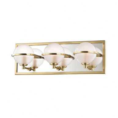 Axiom 3 Light Bath Vanity 6 x 18 Inch by Hudson Valley  - 6443-AGB